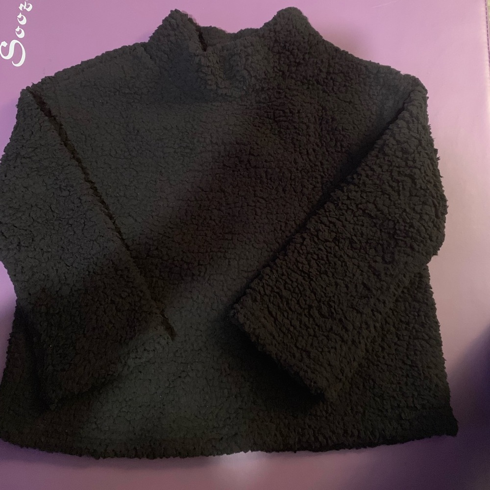 Kids fluffy fleece sweater